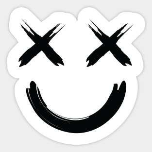 Funny Face Character Sticker